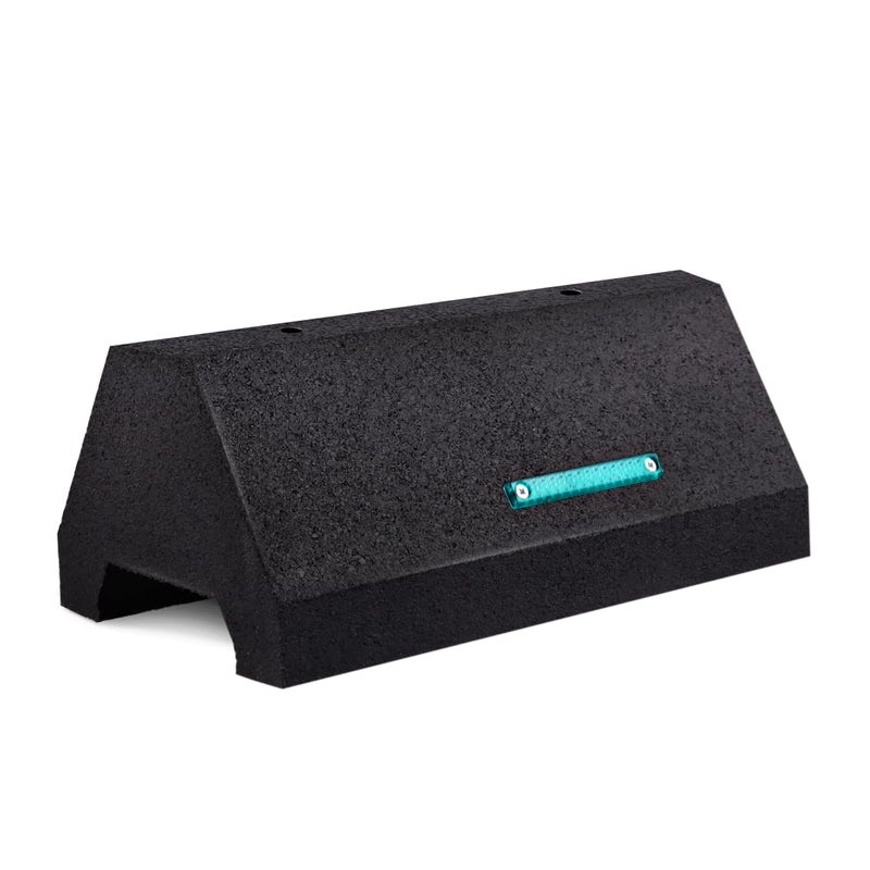 Highcraft STC-10 Rooftop Pipe Support Block-Sleeper Curb Replacement-Solid Conduit Standoff Cradle-750 lb. Capacity High Grade Recycled Rubber, 5-3/4 x 10 in., Without Strut, Black - Image 1